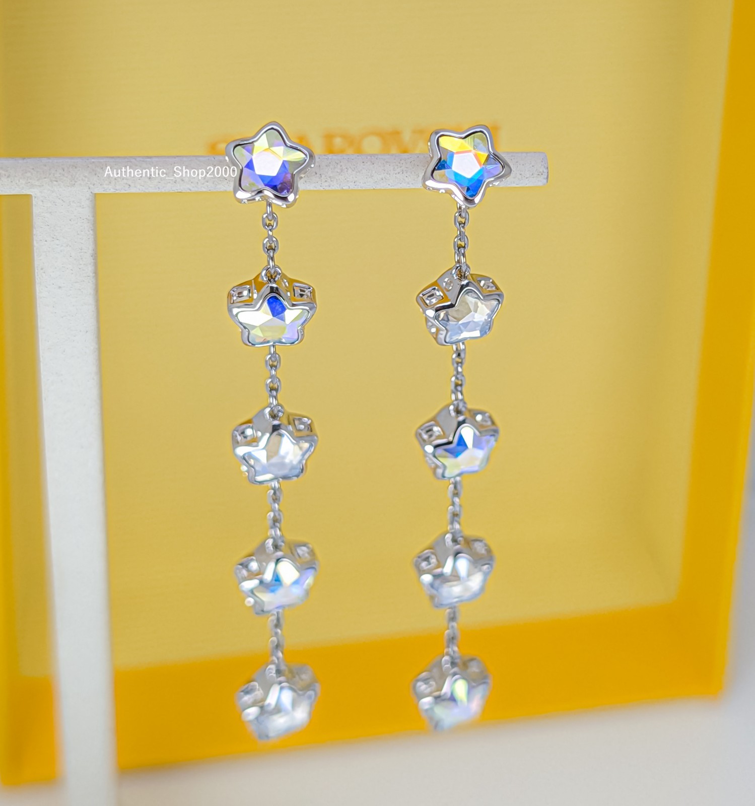 NEW 100% Genuine SWAROVSKI Sparkle Trails of Stars Chroma Drop Earrings 5754184