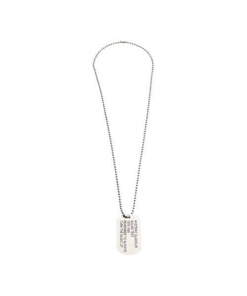 New HYSTERIC GLAMOUR GUITAR GIRL Ball Chain Necklace Pendant