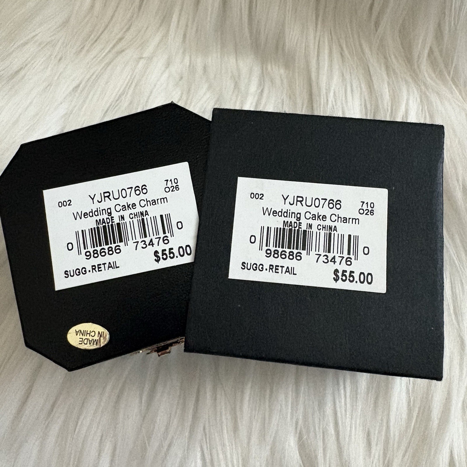 Authentic Juicy Couture Wedding Tiered Cake Charm NEW W/Box