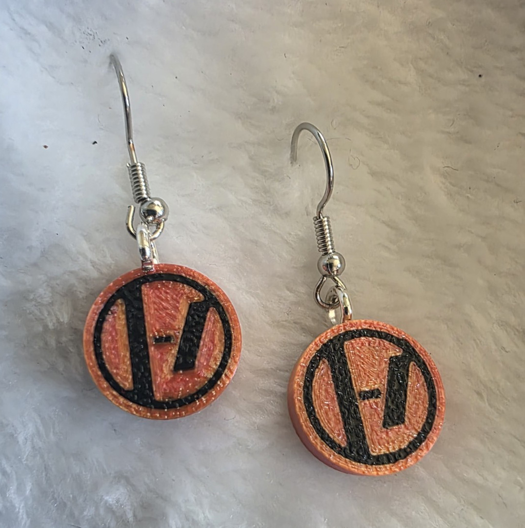 Twenty One Pilots Clancy LOGO Era Earrings Also Sell Necklaces Other Albums