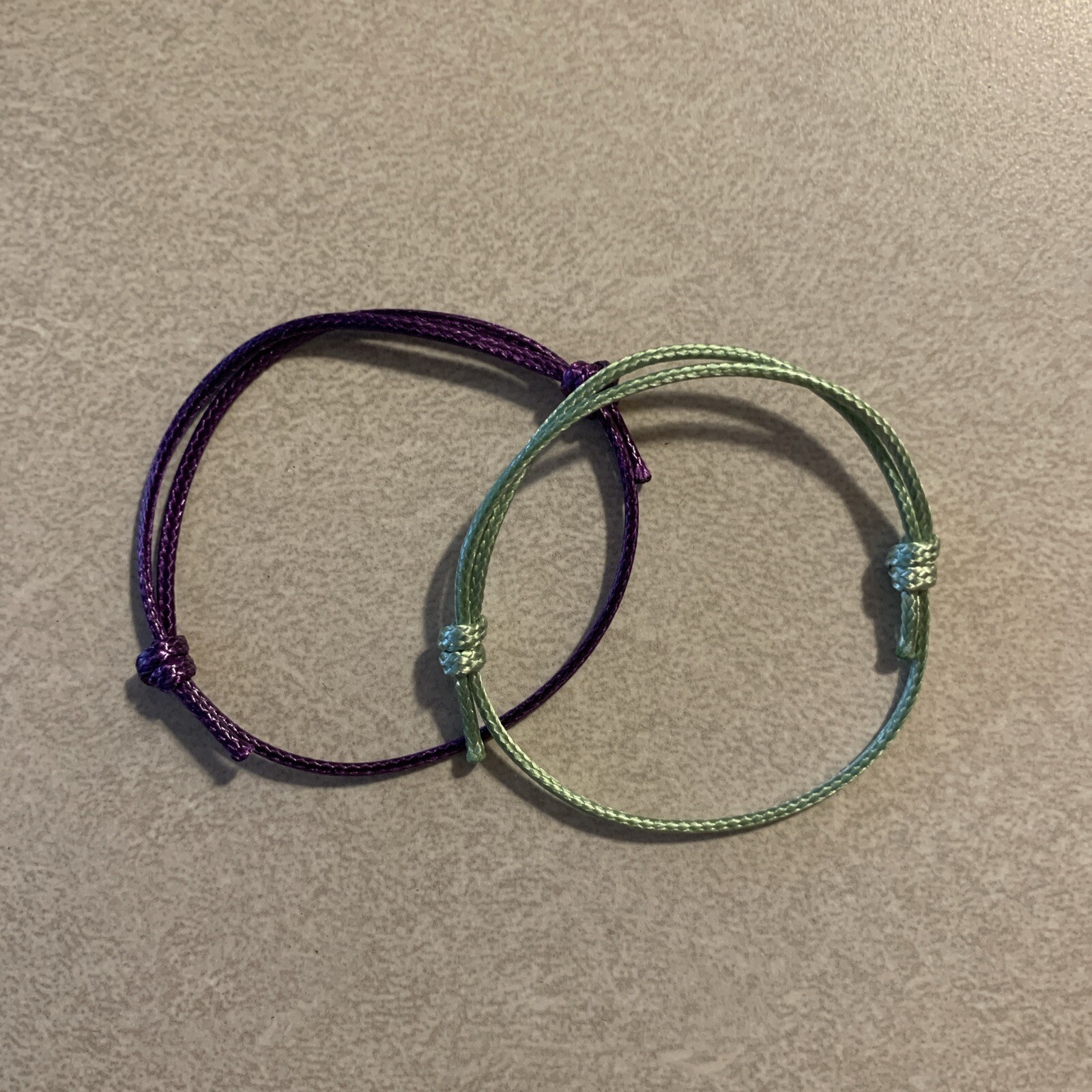 String Bracelet Summer Beach Cord Surfer. *free shipping* Purple, Green