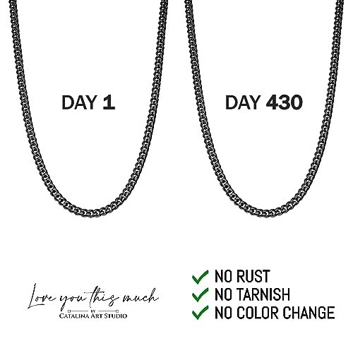 Brother Necklace – 316L Surgical Steel 7mm Cuban Chain – Perfect Birthday Gift