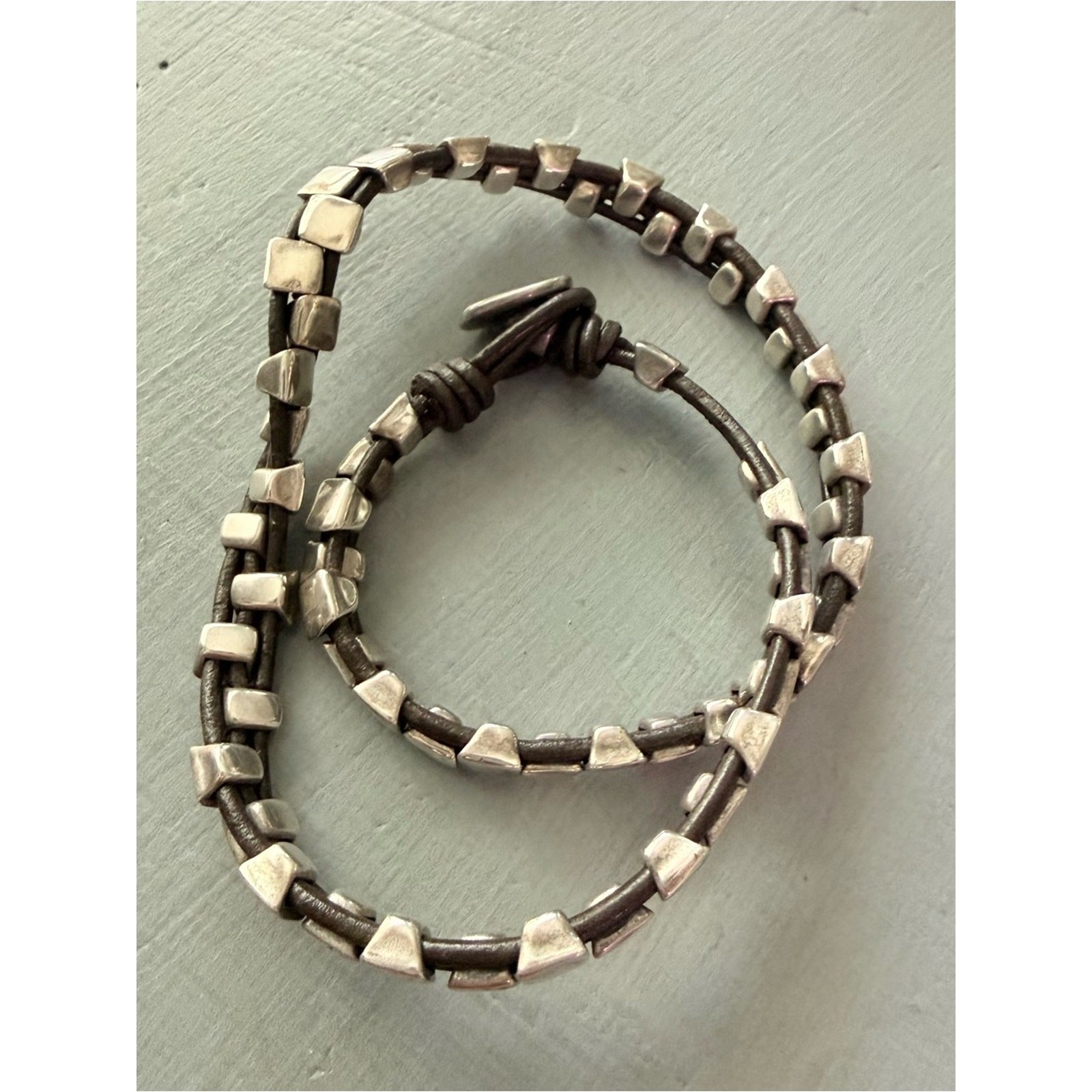 Uno de 50 Square Beaded Necklace