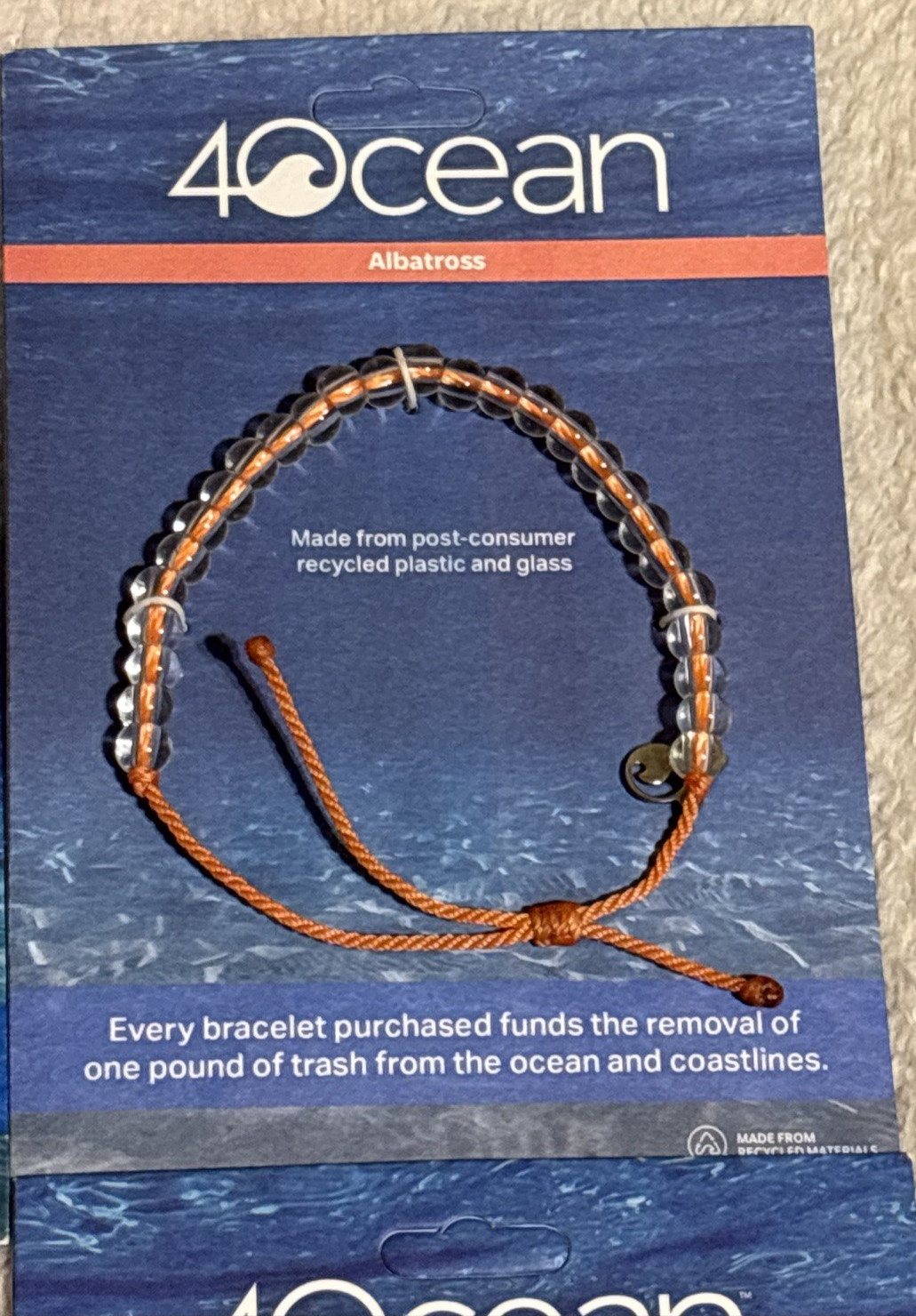 4Ocean Clear Bead Bracelets