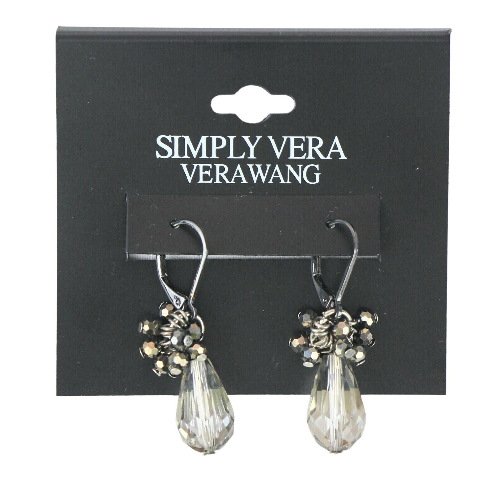 Simply Vera by Vera Wang Beaded Silver-tone Dangle Earrings