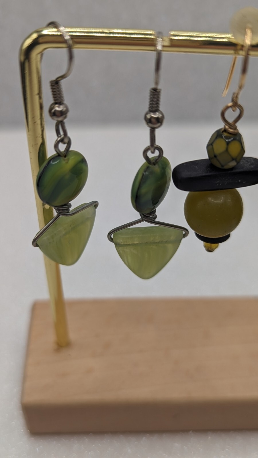 Two Pretty Pairs Of Dangle Earrings