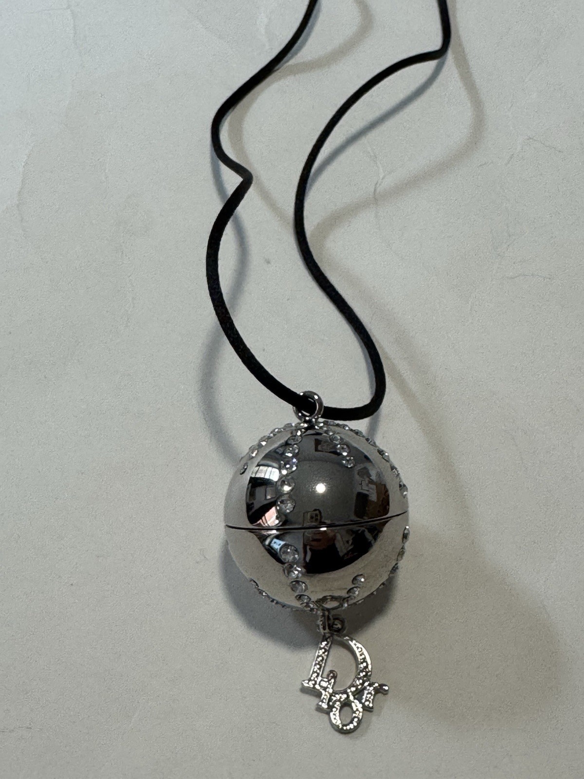Vintage Christian Dior Diorlight Lip Gloss Pendant Necklace New Without Box