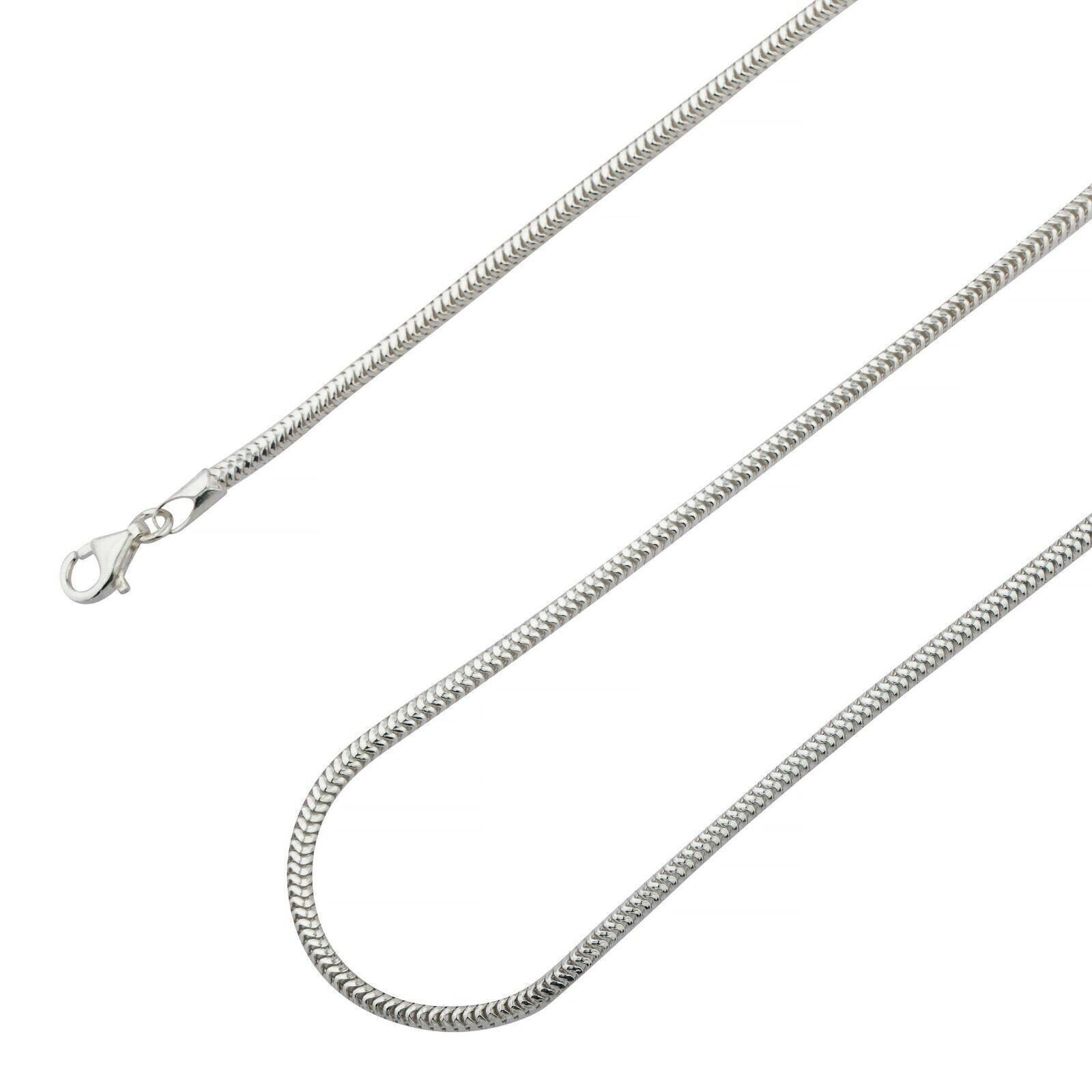 925 Sterling Silver 0.8mm Snake Chain Necklace .925 Italy , 16”-30”