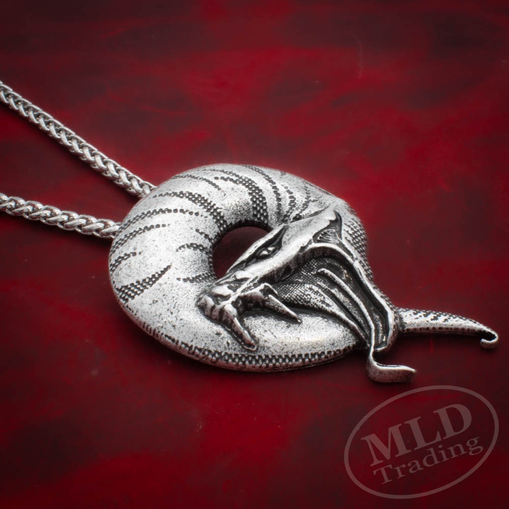Dragon Serpent Necklace – Gothic Viking Pendant Jewelry for Bold Mortals