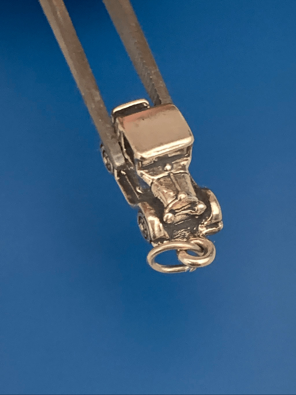 Model T Automobile Sterling Silver Jewelry Charm #vintage #transportation