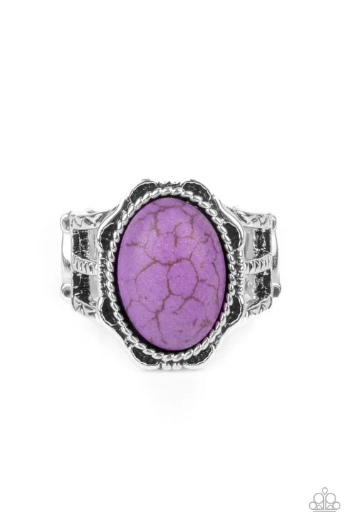 paparazzi purple flexible ring