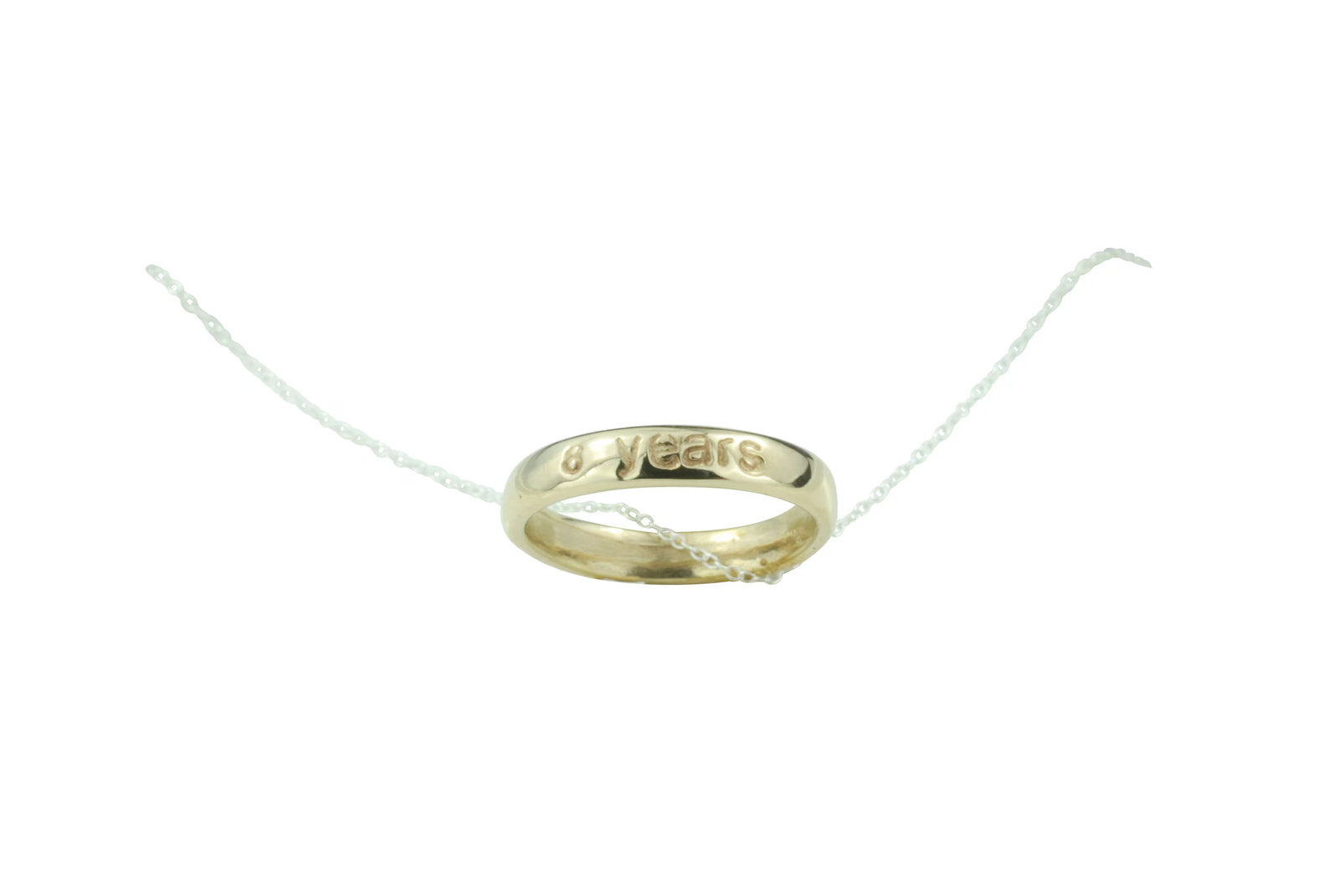 8th Anniversary Bronze Pendant Ring Gift UK