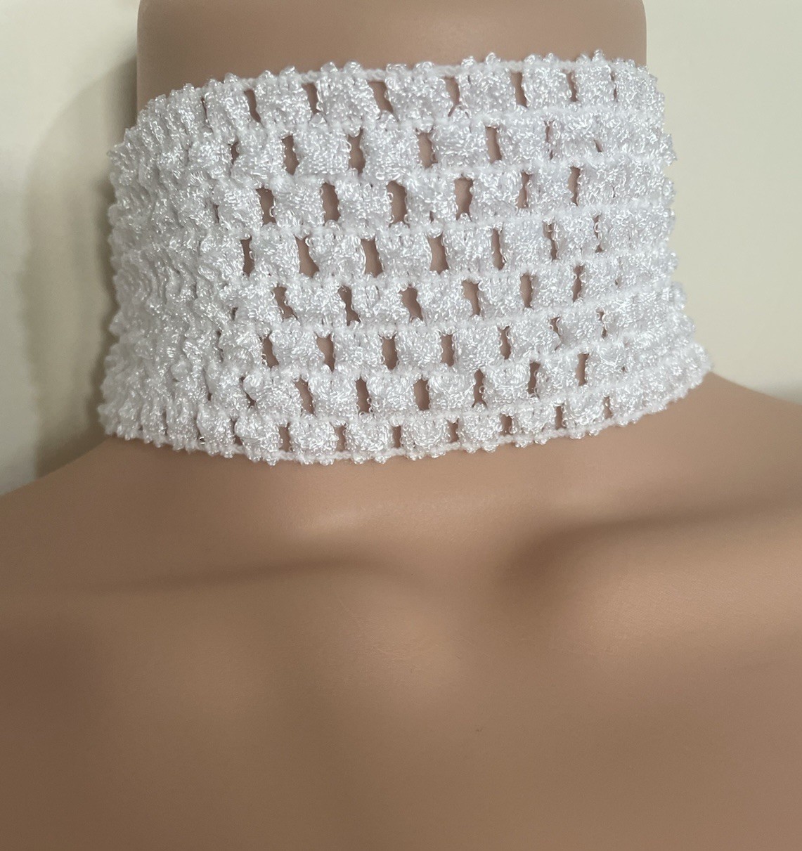 Women Ladies Elasticated polyester Lace Ribbon Necklace Choker Wedding Parties