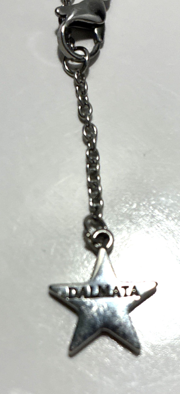 Dalmata Silvertone Chain Necklace