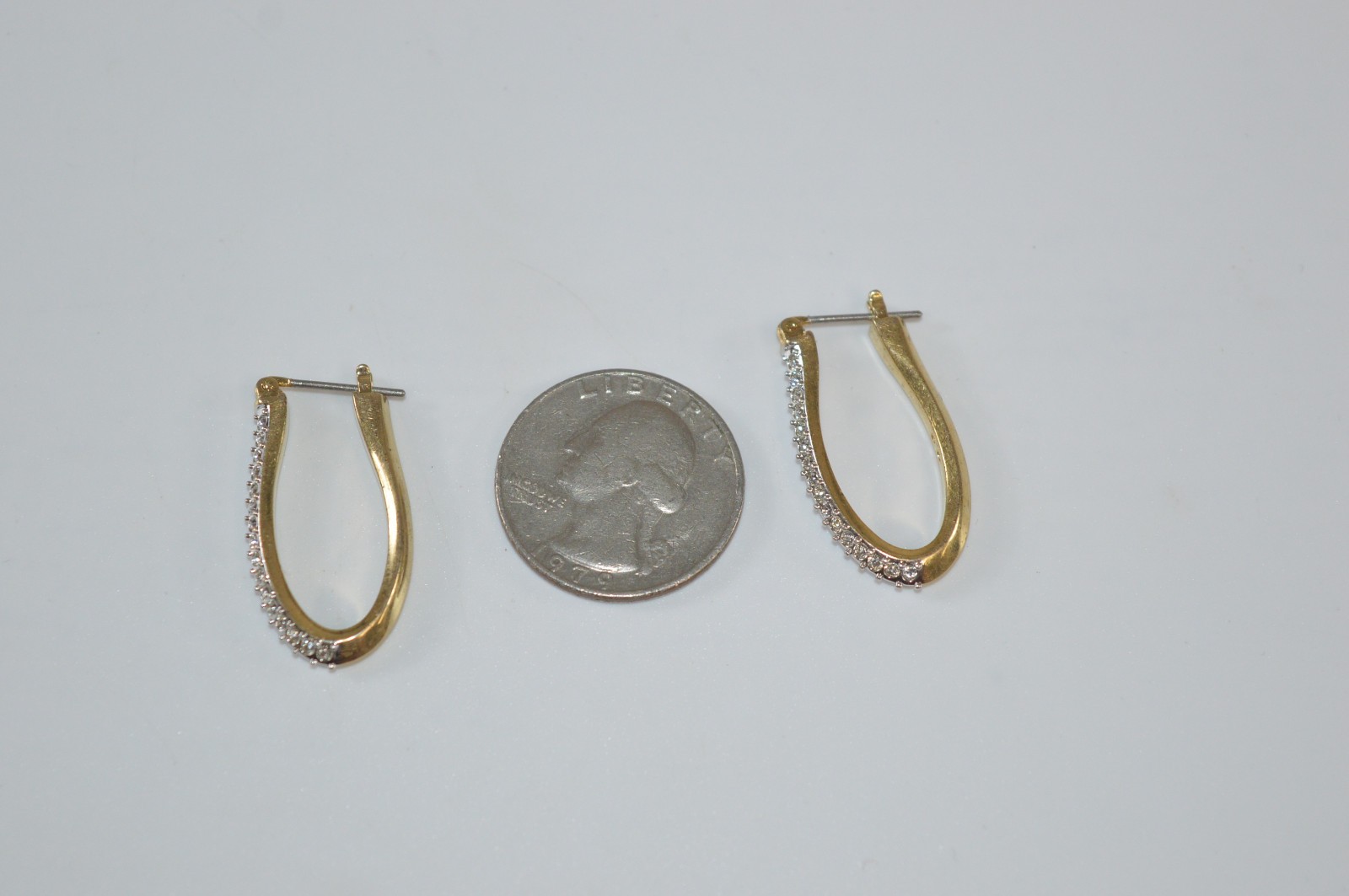 Swarovski Crystal Baja Long Hoop Earrings