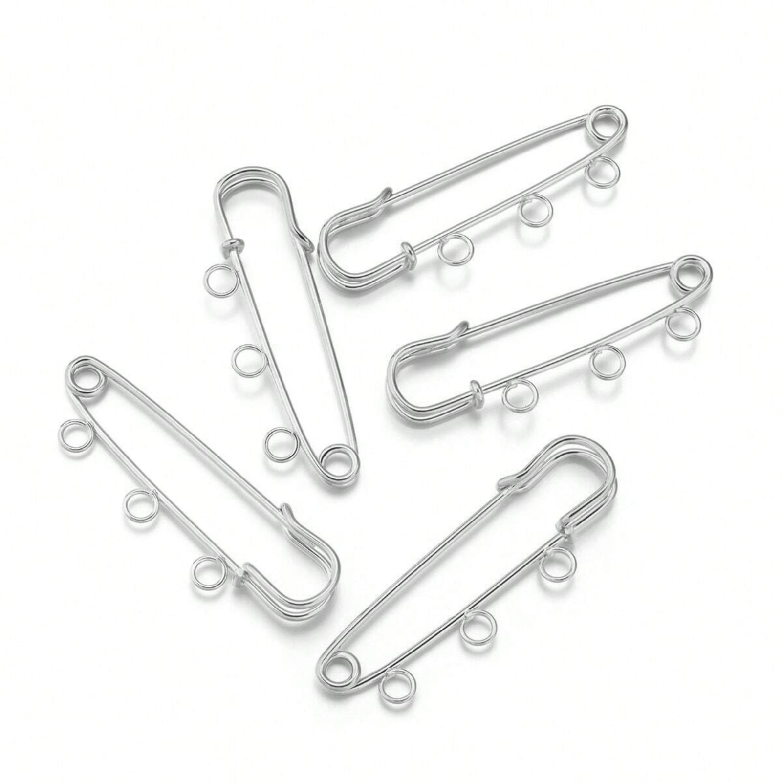 5PCS Kilt Pins 3 Loop Hole Extra-large Brooch Safety Pins TOP QUALITY Jewellery
