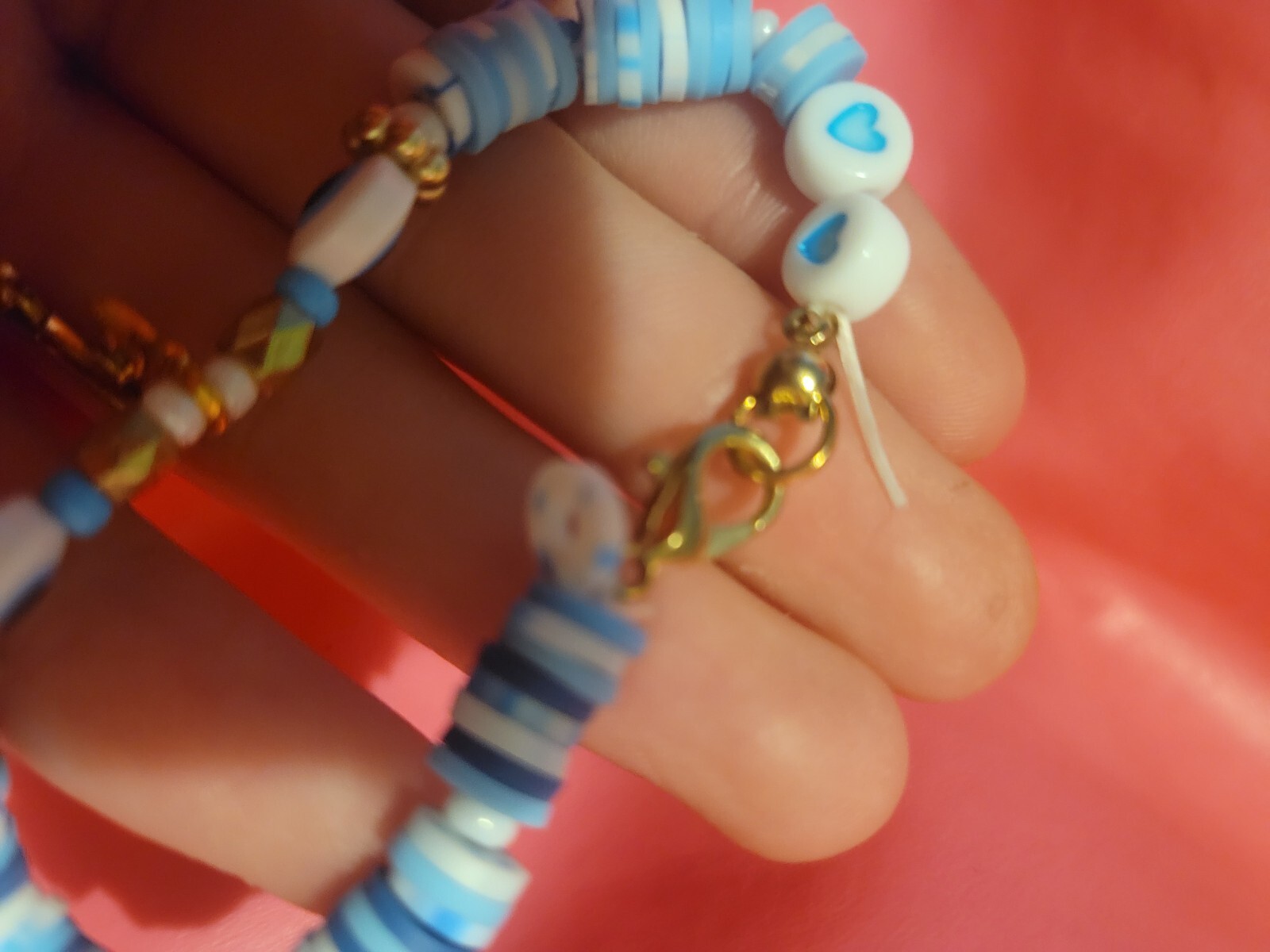 Dolphin Clay Bead Bracelets, intended for children/teenagers (8-15) Unisex