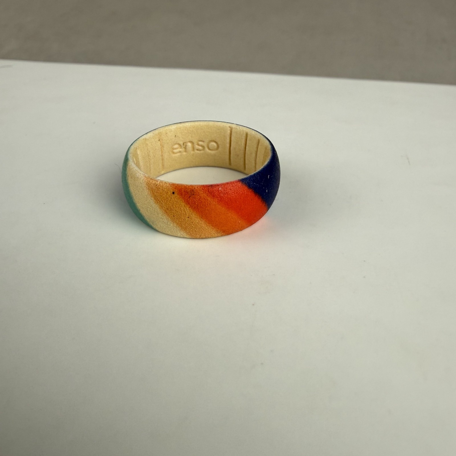 Enso Rings Inked Pocketful Of Letters Prism Rainbow Ring Size 5 Limited Edition