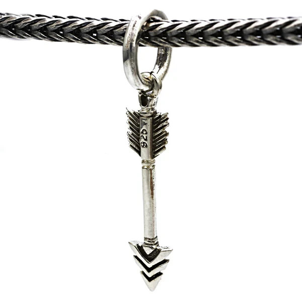 Retired Redbalifrog Silver Beads – Arrow (Brand New) – Chain excluded