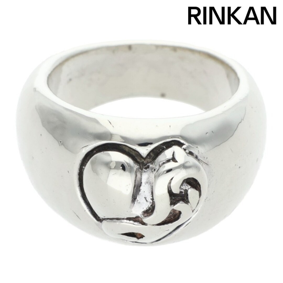 Chrome Hearts Heart In Band Silver Ring Mens Size 11.5 Used 4120ba293c3b766b0d78