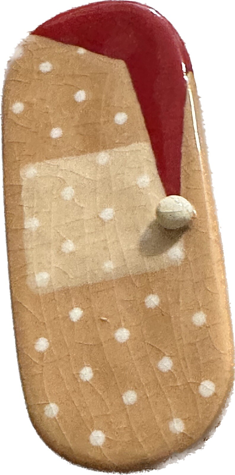 Whimsical Medical Christmas Pin Santa Hat Bandage Brooch Nurse Doctor Gift