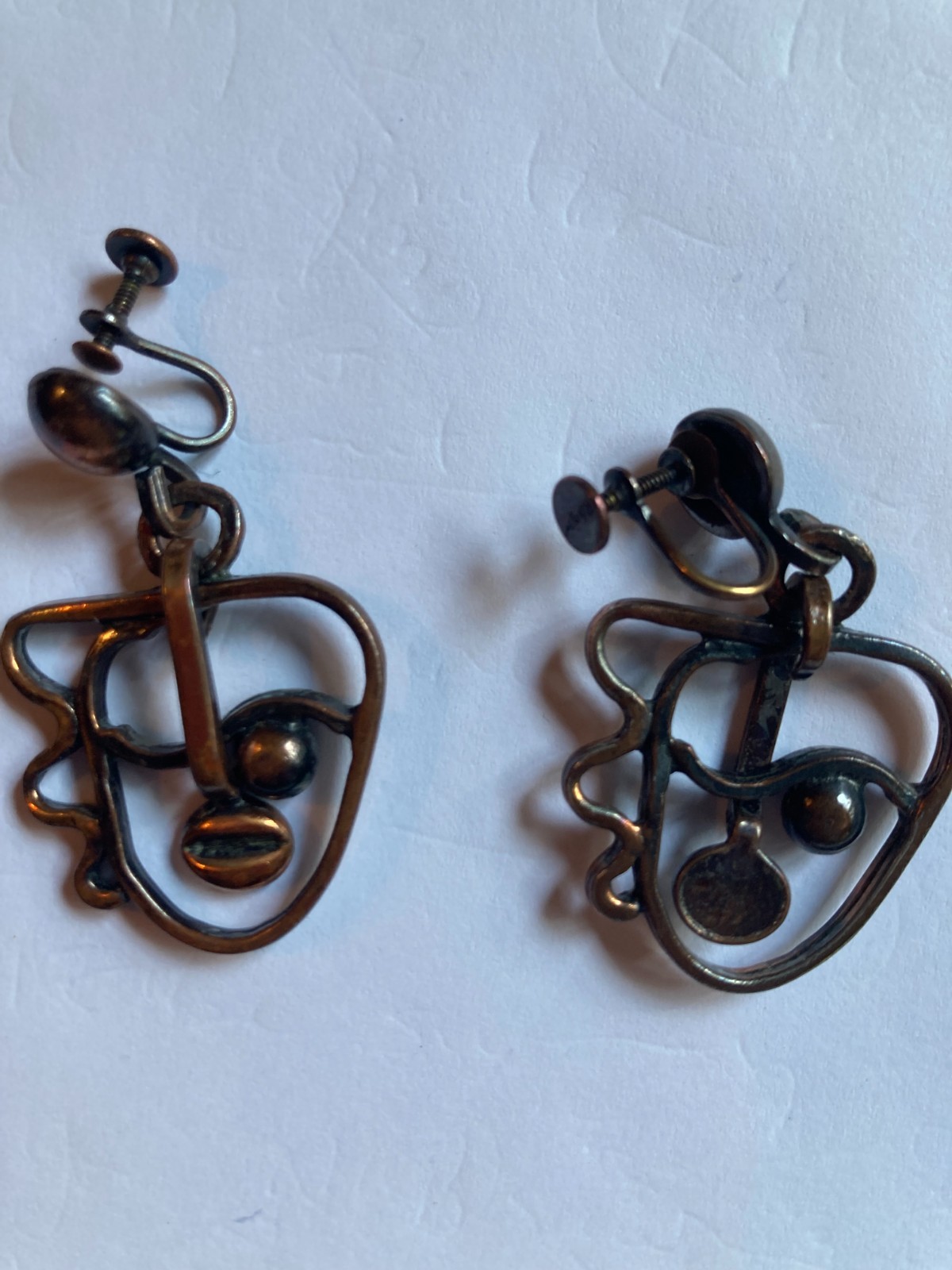 Rebajes MCM Modernist kineticFace Screw Back Non-Pierced Earrings Copper