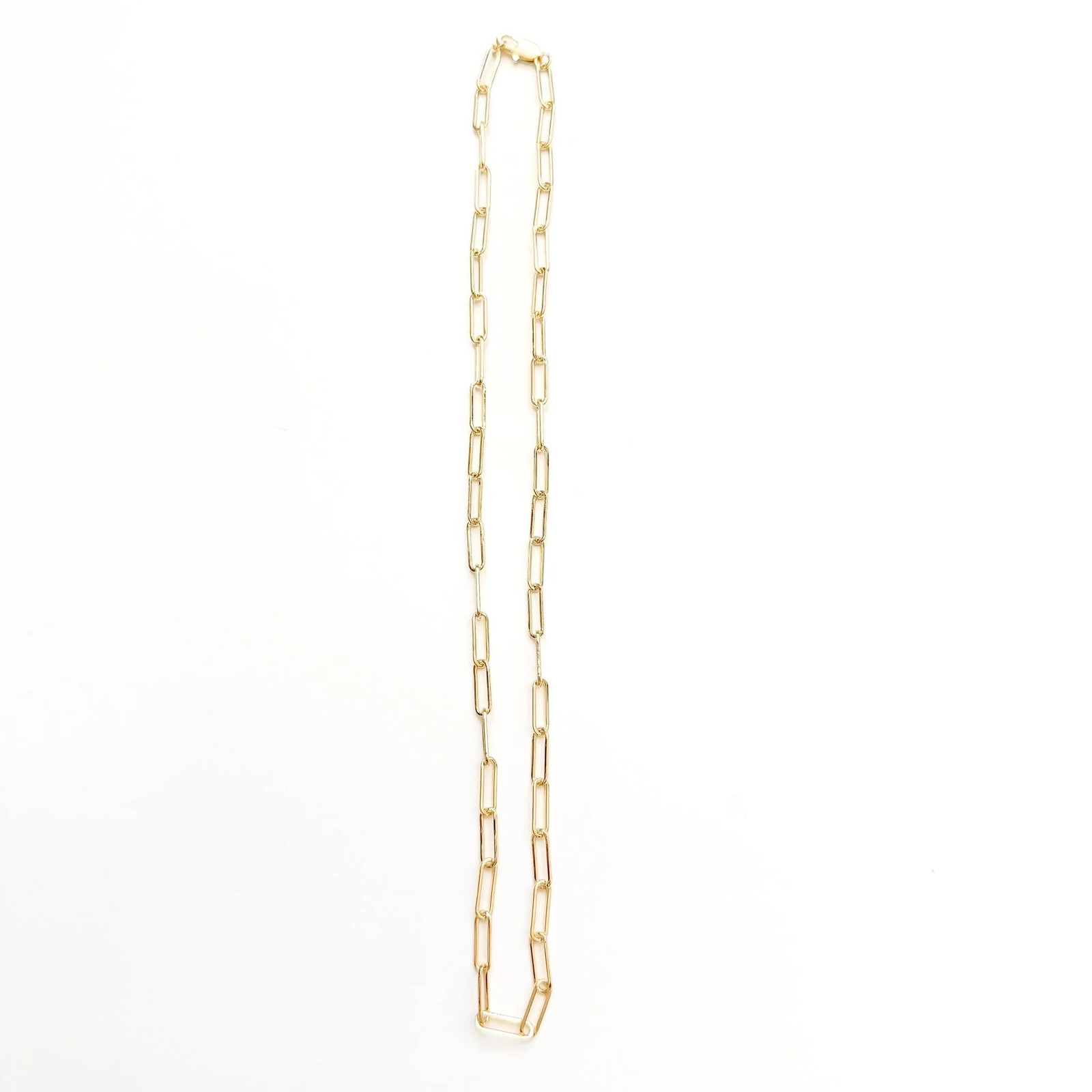 Paperclip chain necklace