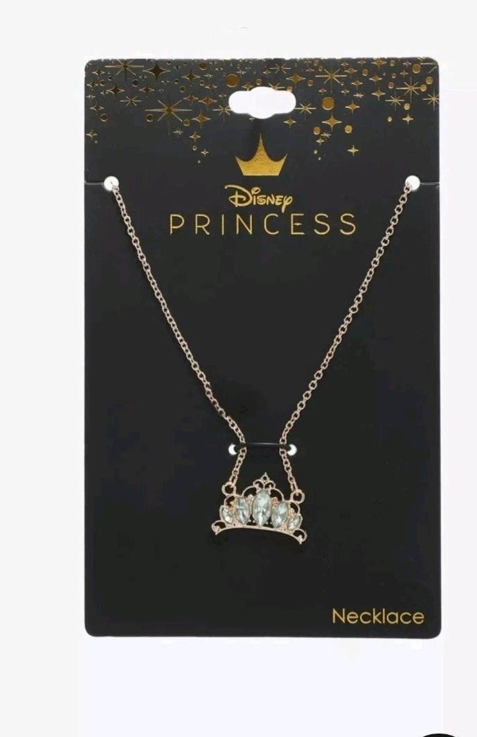 Disney Princess Tiana l Crown Necklace NEW! OFFICIALLY LICENSED!