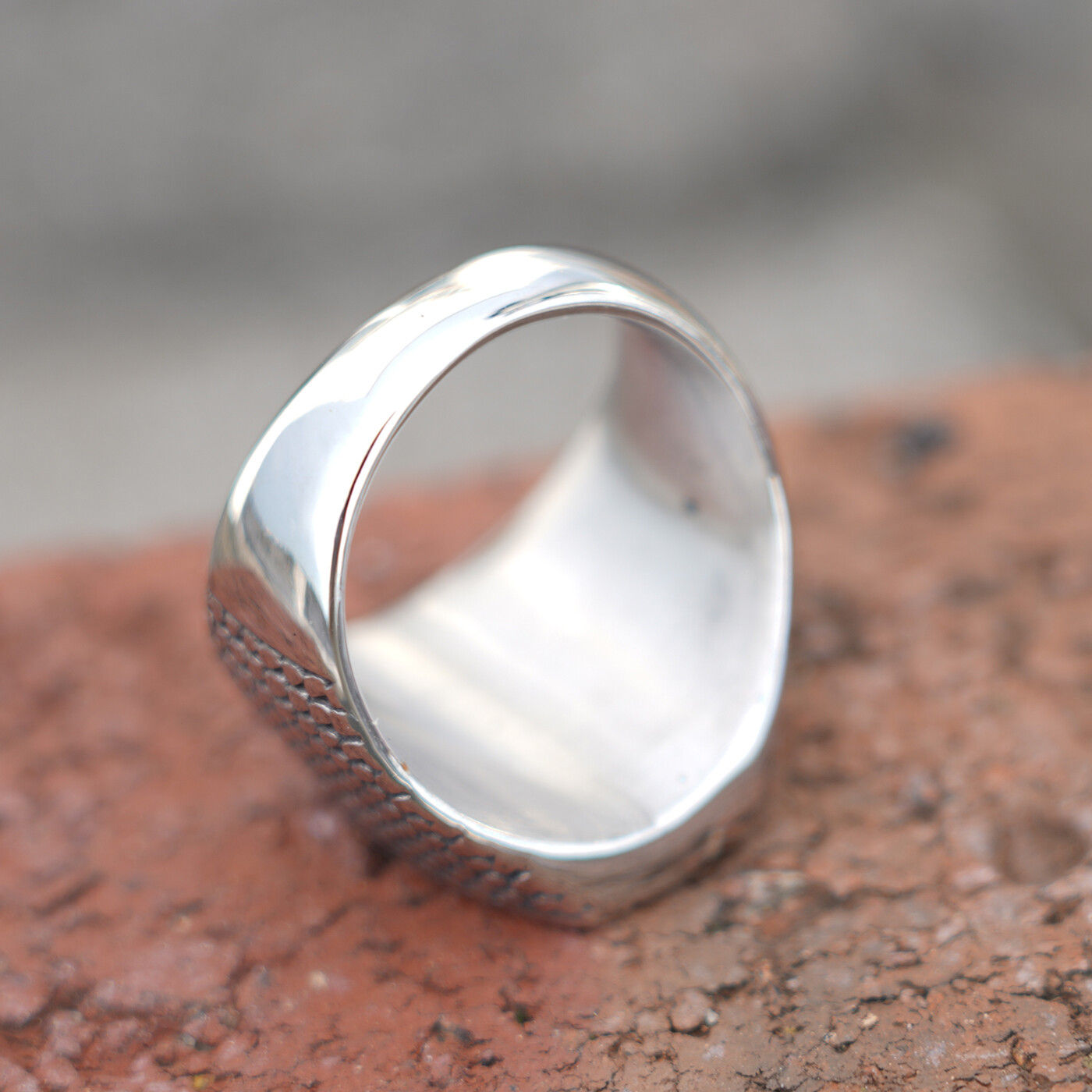 MENDEL Mens Nautical North Star Compass Marine Ring Stainless Steel Size 7-13