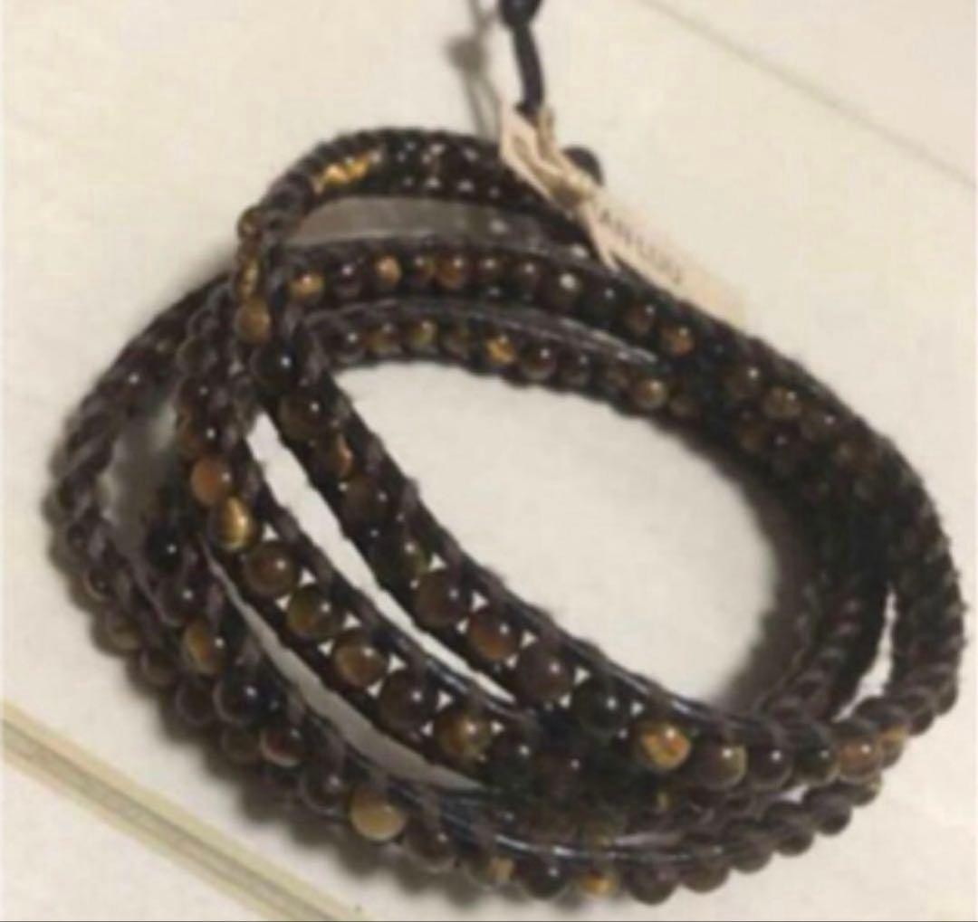 CHAN LUU Tiger Eye Unisex Bracelet 88cm Adjustable Used Not specified