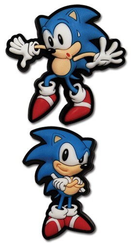 Sonic The Hedgehog Classic Sonic Lapel Pins Set of 2 Anime Licensed NWT