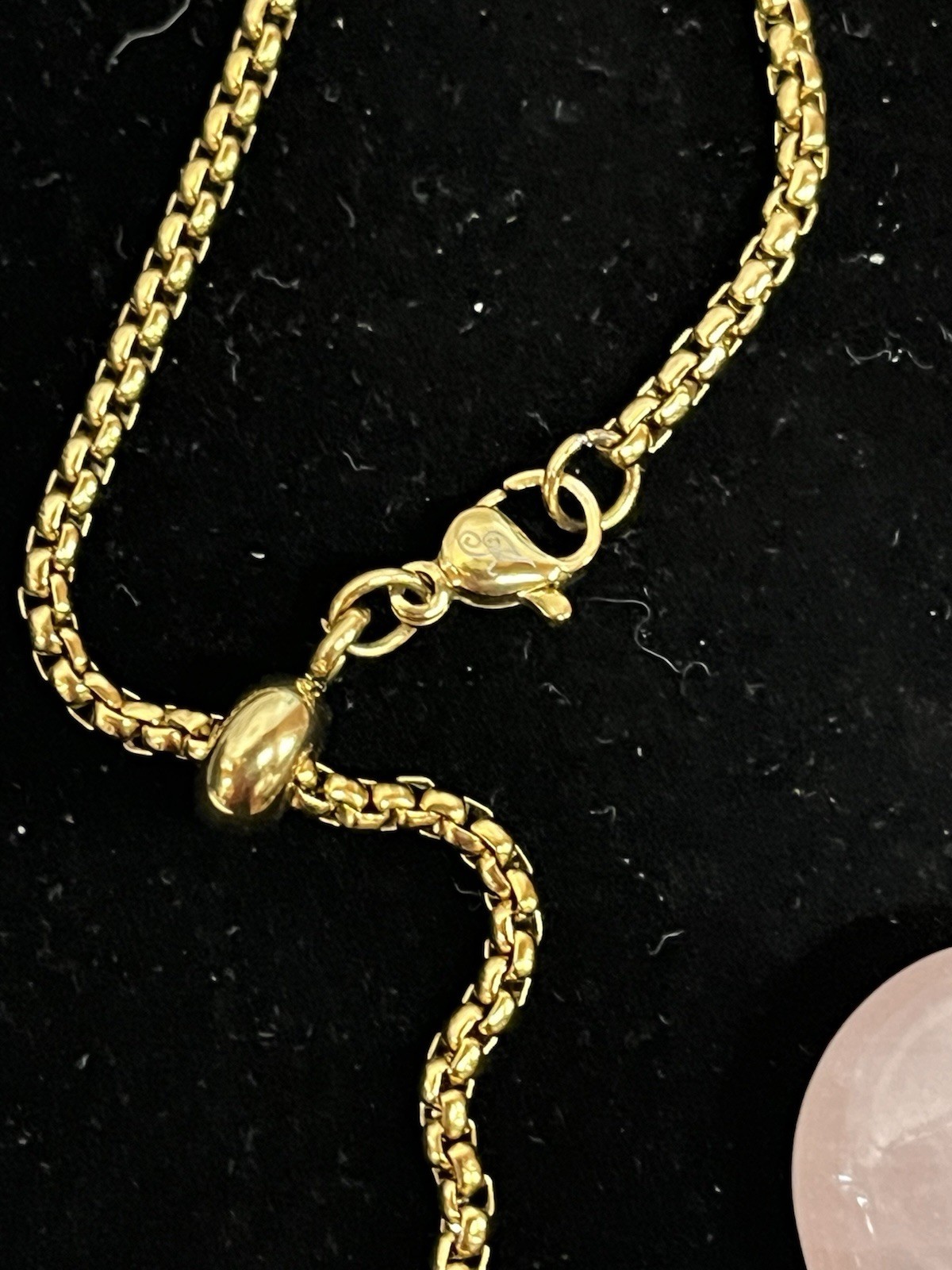 KALIFANO Convertible Heart Chakra Pendant Necklace Healing Stones Gold Tone