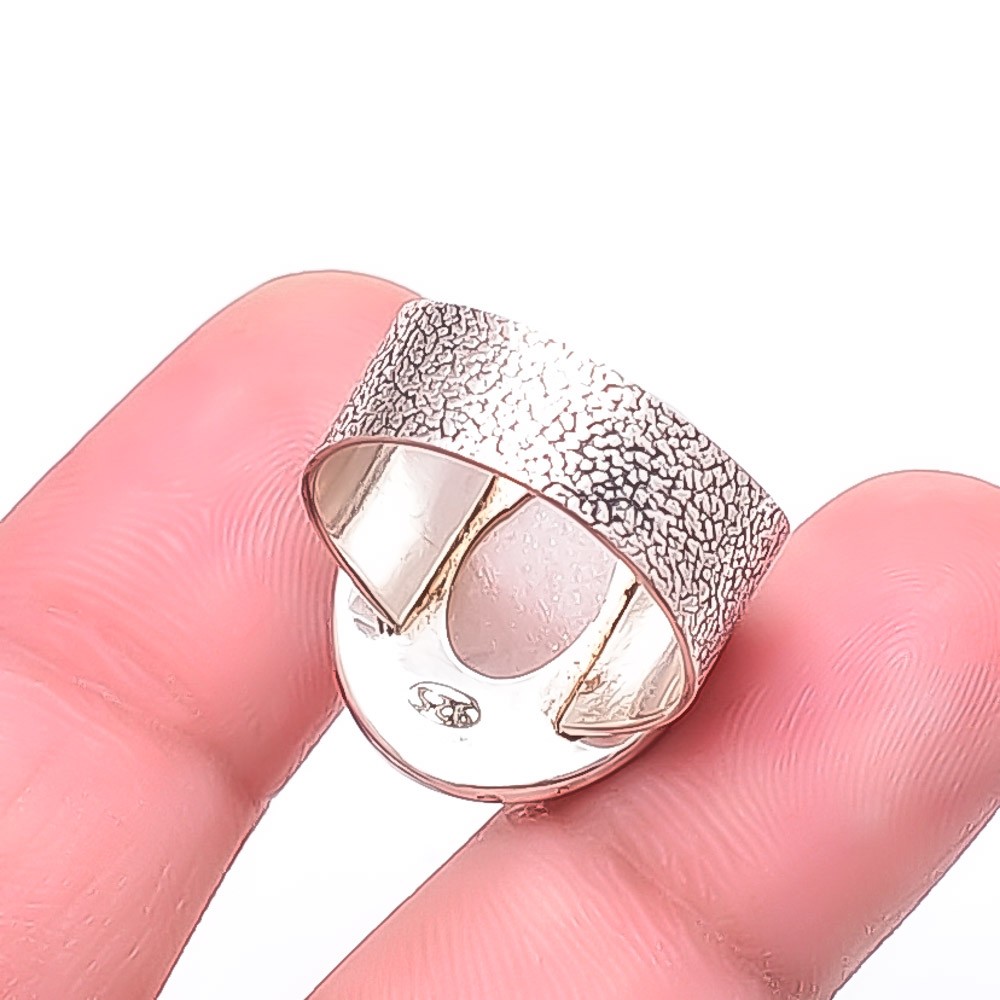 Moonstone -Sri Lanka Oxidised 925 Sterling Silver Ring s.7 R51, Christmas Gift
