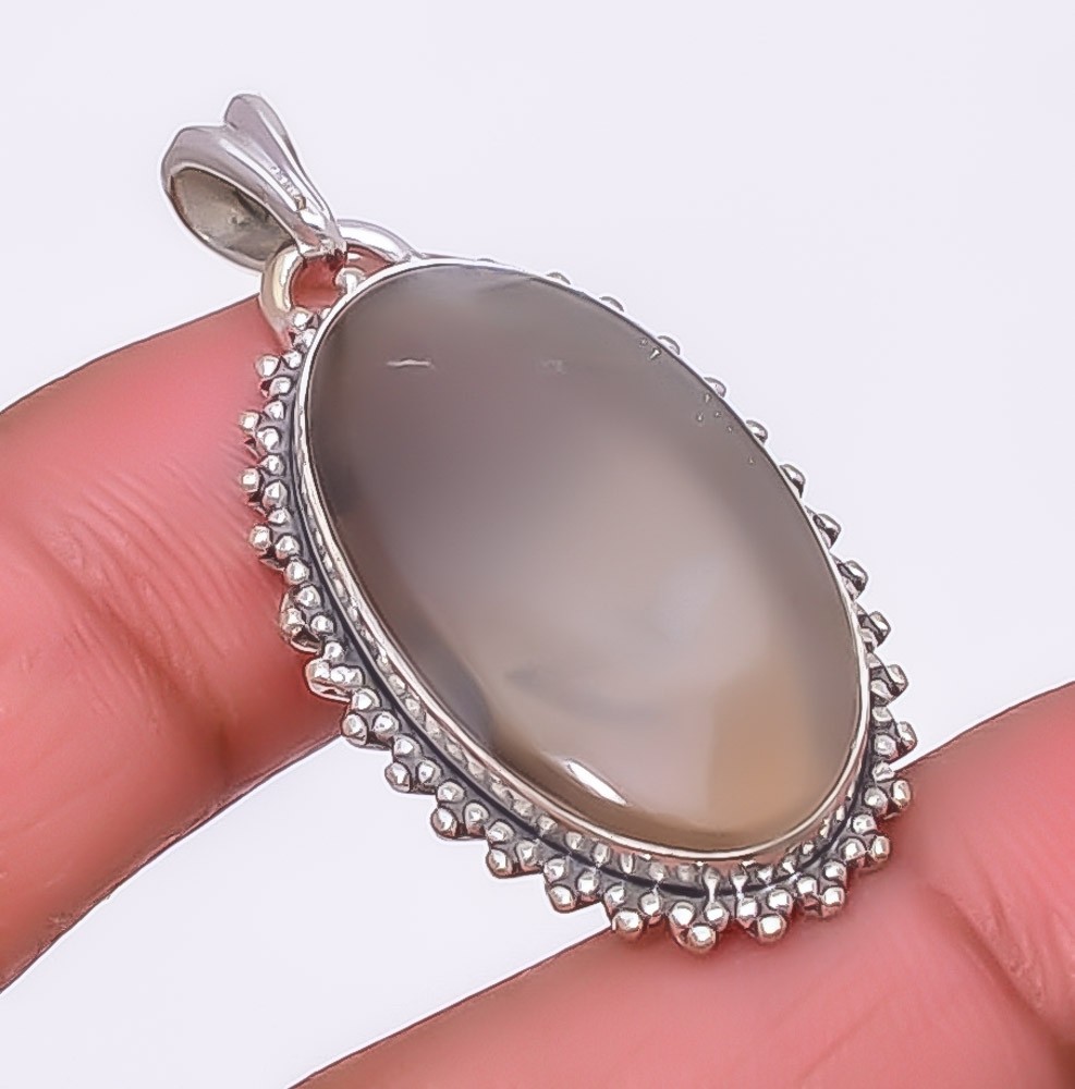 Moonstone – Sri Lanka 925 Sterling Silver Pendant 1.56″ P972819, Christmas Gift