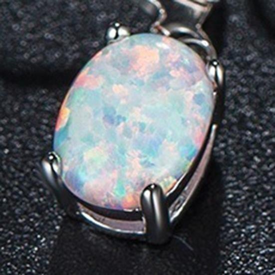 Natural Fire Opal Dangle Earrings Chakra Healing Delicate Women Drop Jewelry