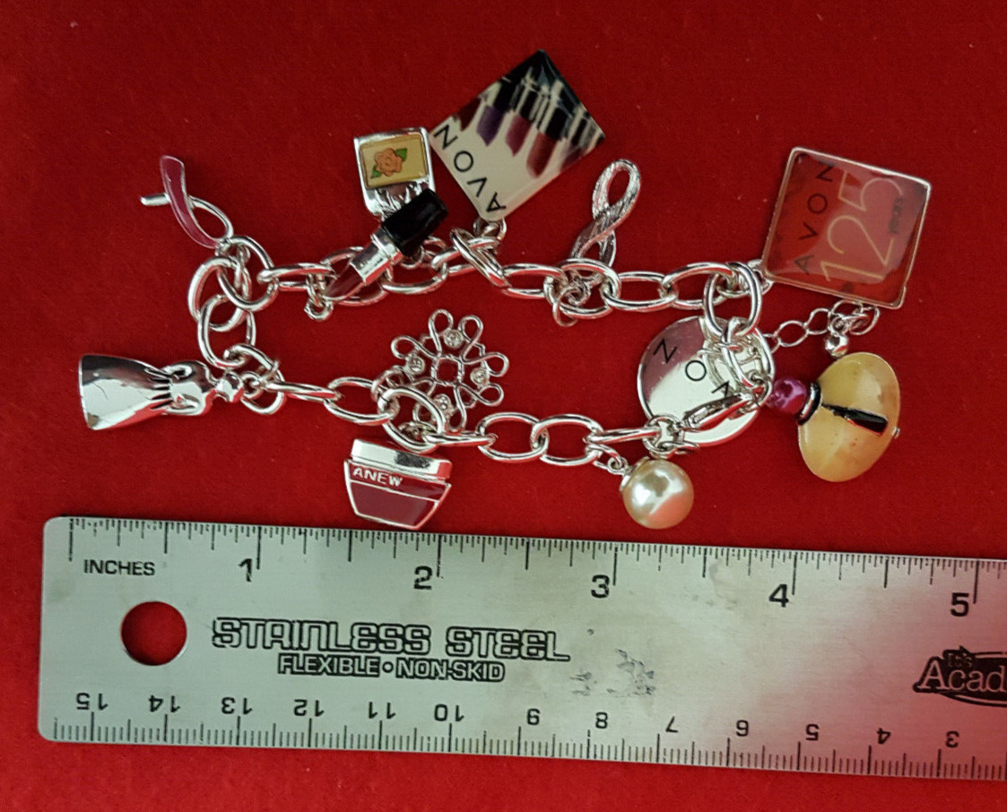 Avon 125th Anniversary Charm Bracelet. Complete and In Spectacular Condition.