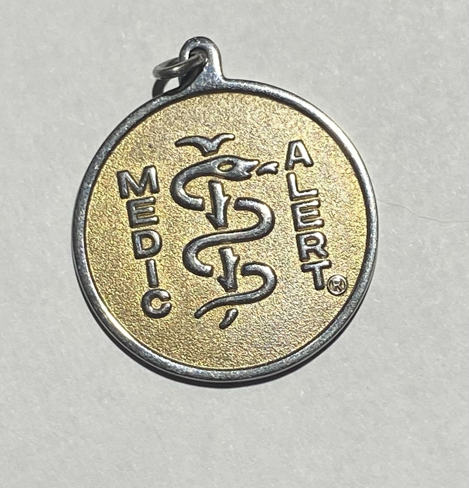 MEDIC ALERT NECKLACE PENDANT, VERY GOOD CONDITION