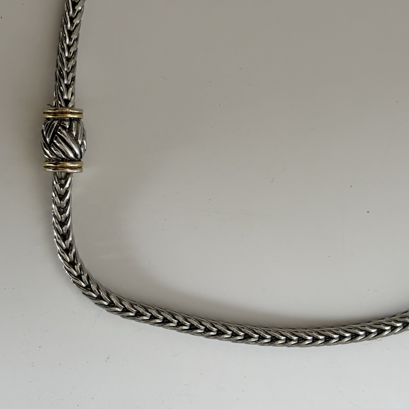 16.5” Wheat Chain Necklace With Magnetic Clasp