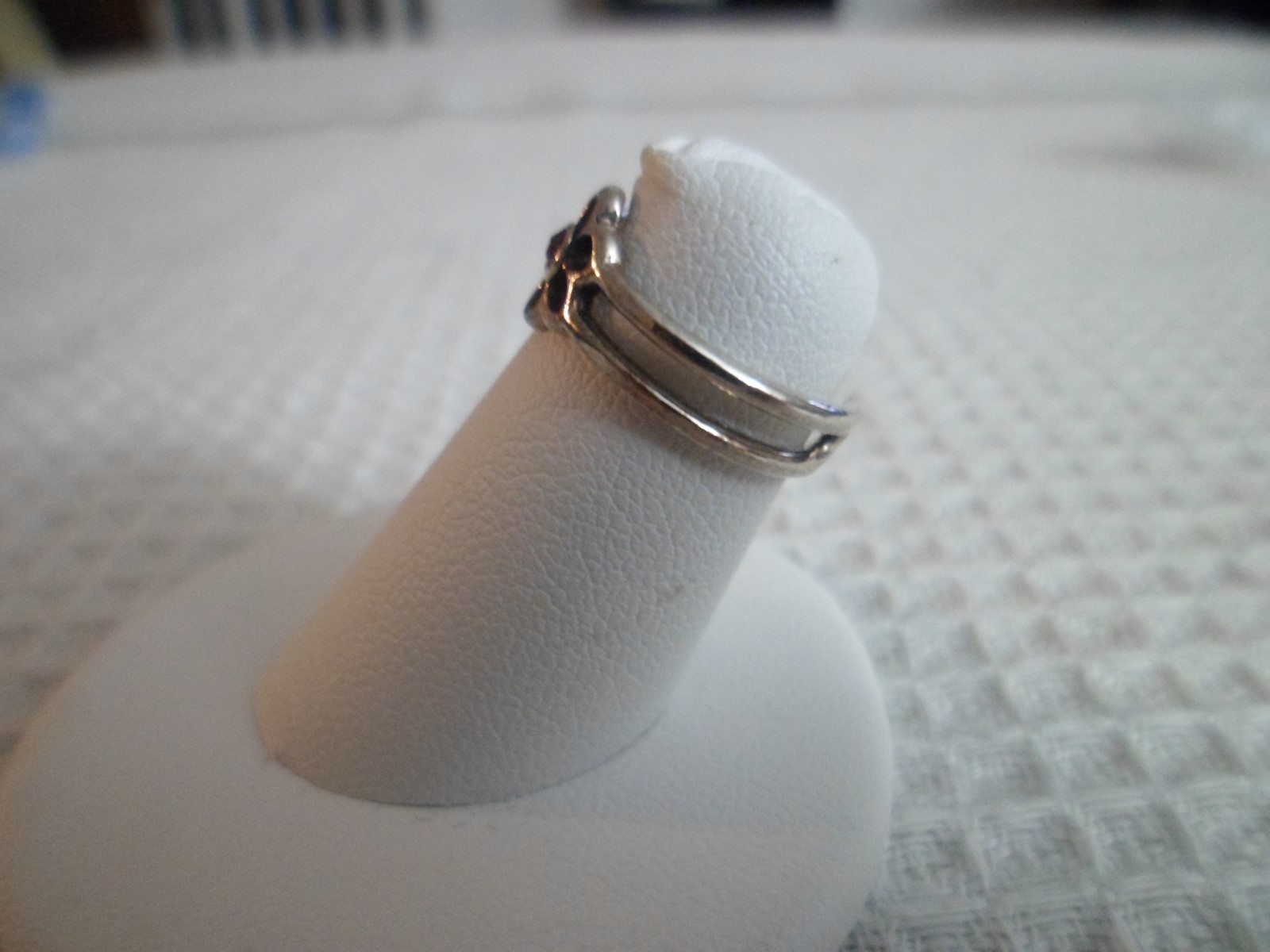 Sterling Silver Open Toe Ring Adjustable Style10 FlowerP w/GiftBox/Bag Free Gift