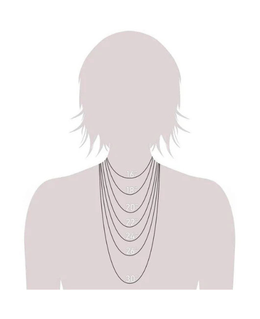 14K Solid White Gold Singapore Chain Necklace, 1.5mm TO 2.1mm Wide.