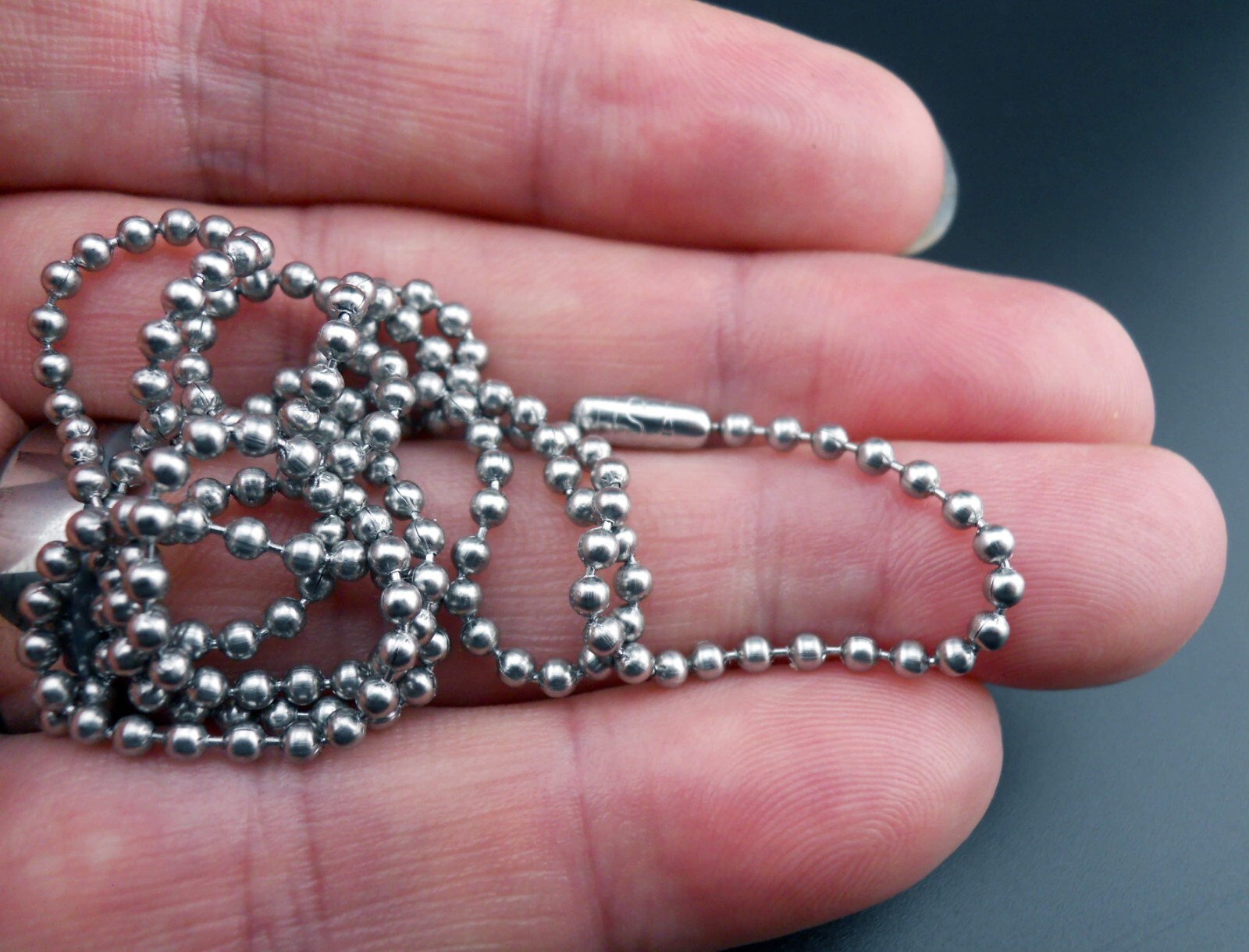 Baseball Bat Necklace Sterling Silver Pendant New Tiny Stainless Ball Chain