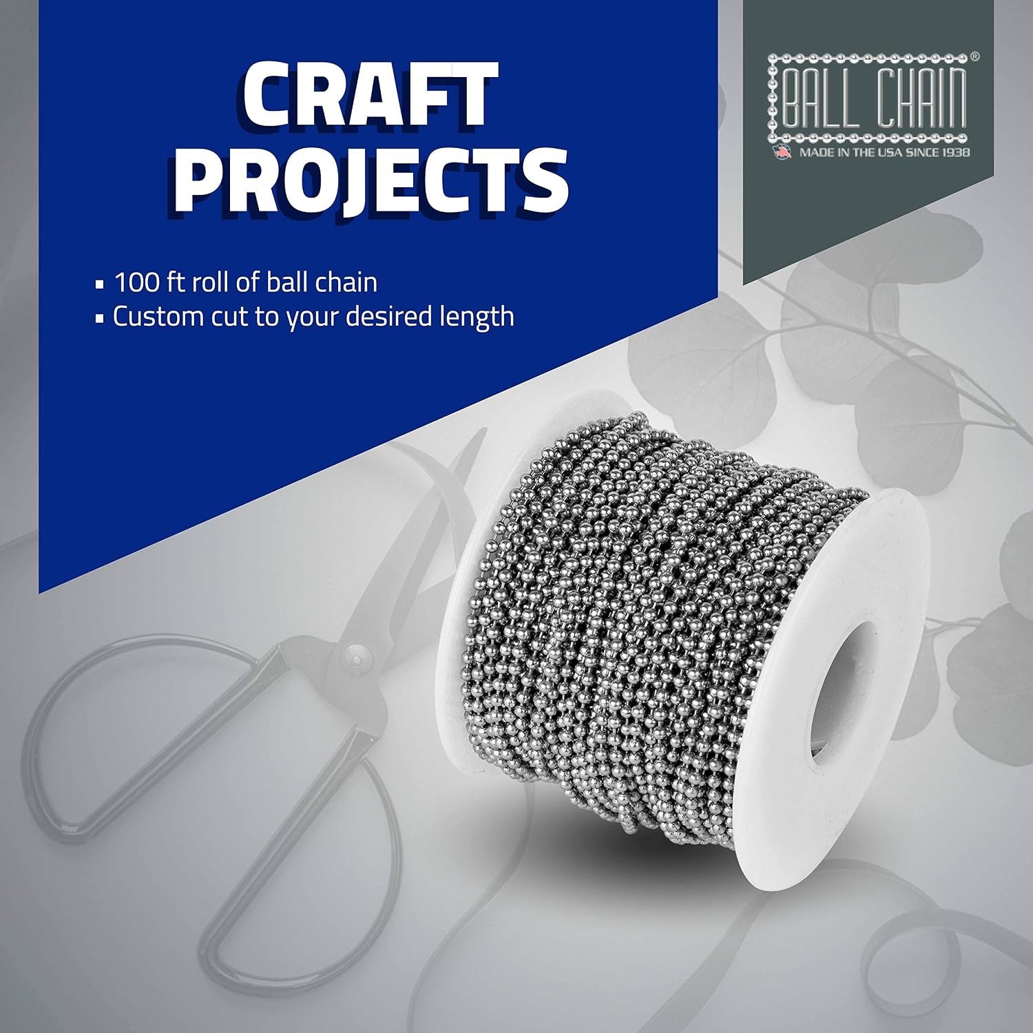 Crafting Supply Stainless Steel Chain 100ft