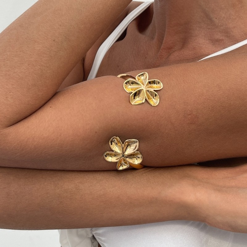 Women Marine Theme Gold Color Arm Chain Arm Bracelet for Casual Formal Outfit