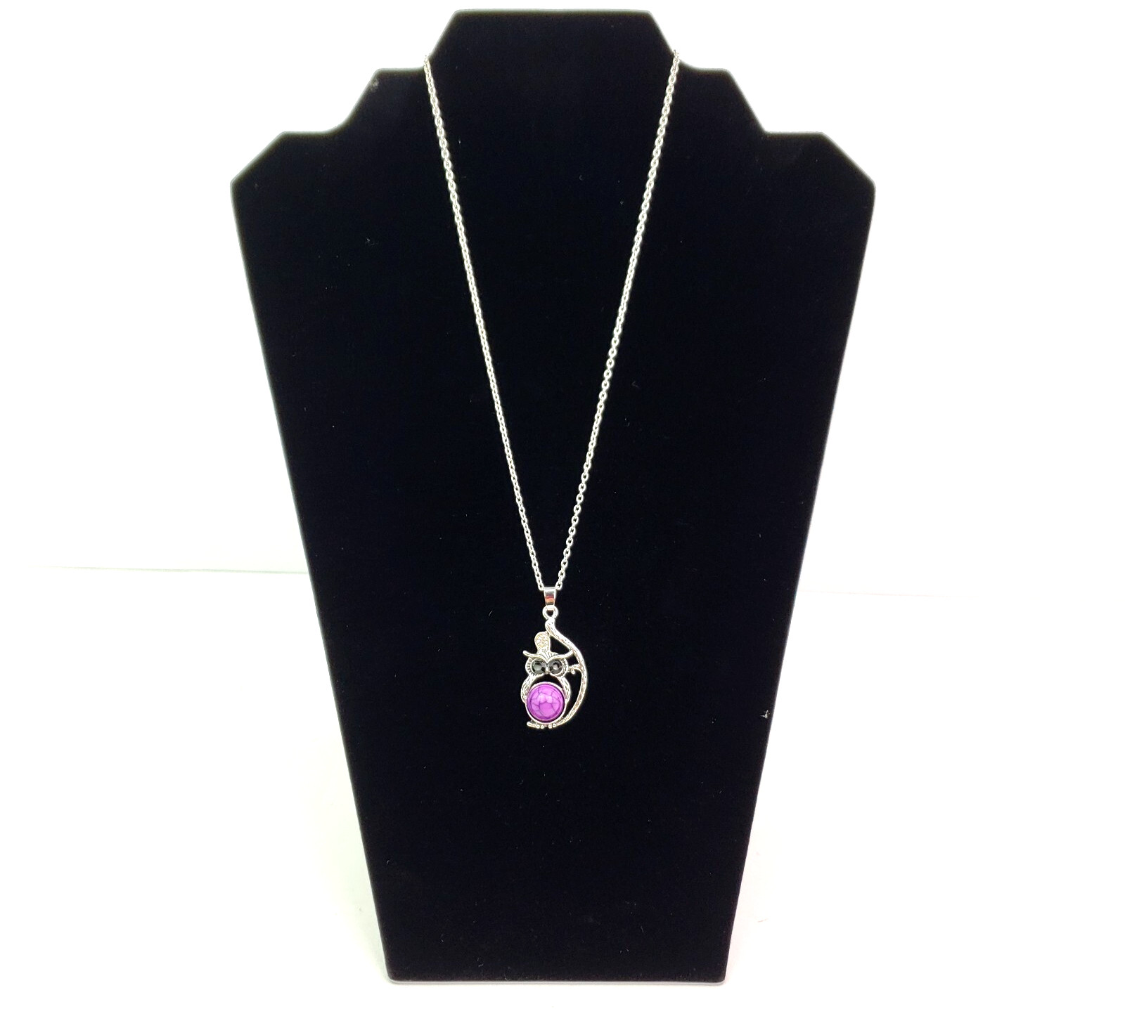 Unbranded Fashion Costume Owl Silver Chain Pendant Necklace Jewelry