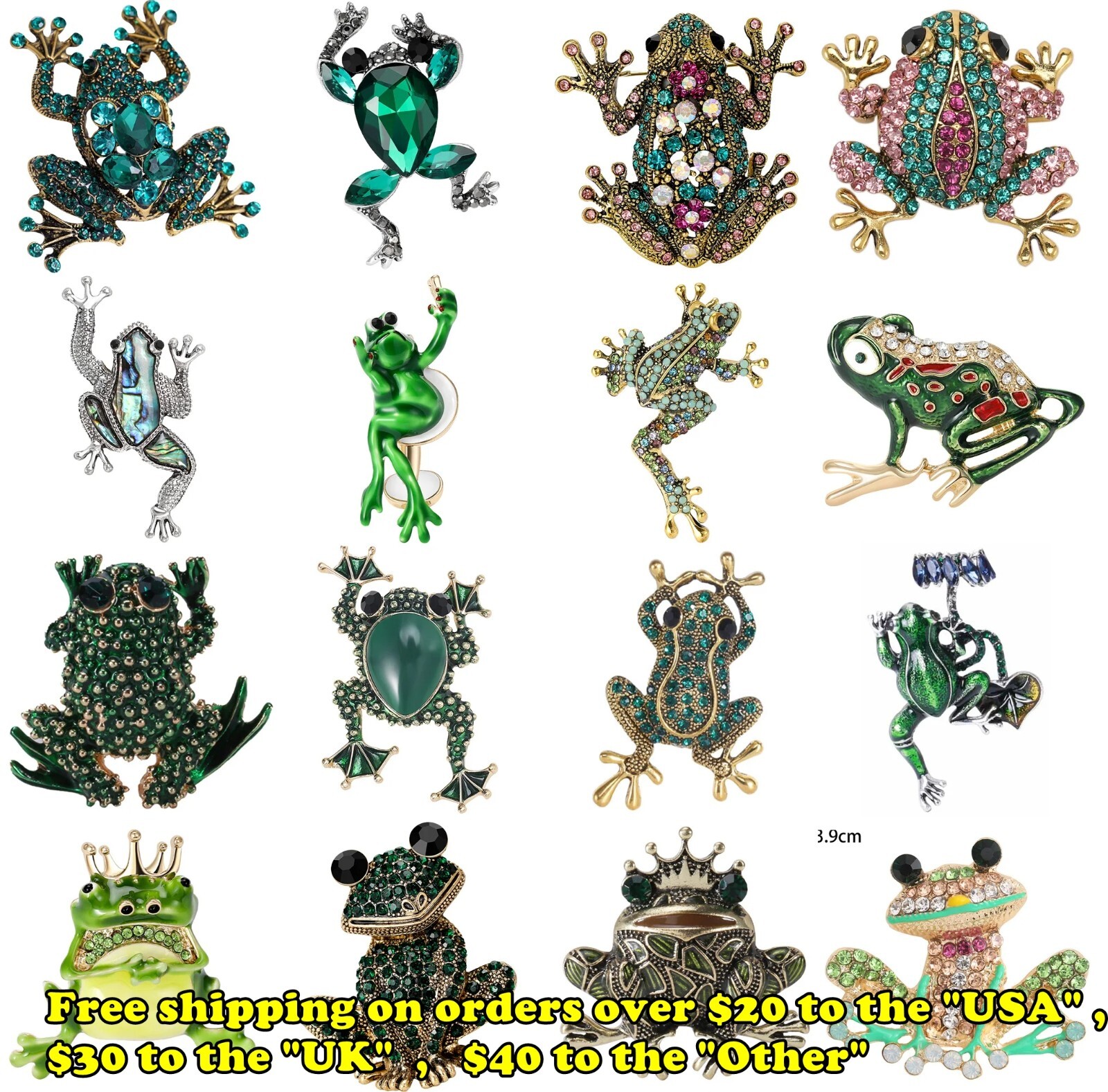 Hot Sale Frog Pin for Women Men Animal Brooches Friend Gifts Jewelry Accessories