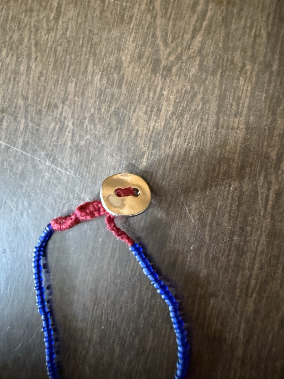 Gap Blue Beaded Bracelet For Adults Only New With Tag