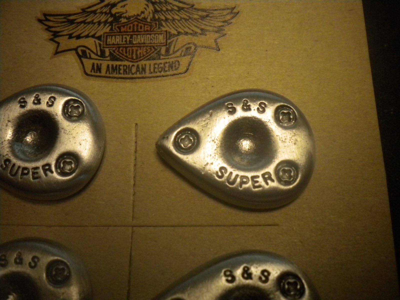 WOW LOT OF FOUR S&S CARB COVER PINS BEAUTIFUL FANTASTIC