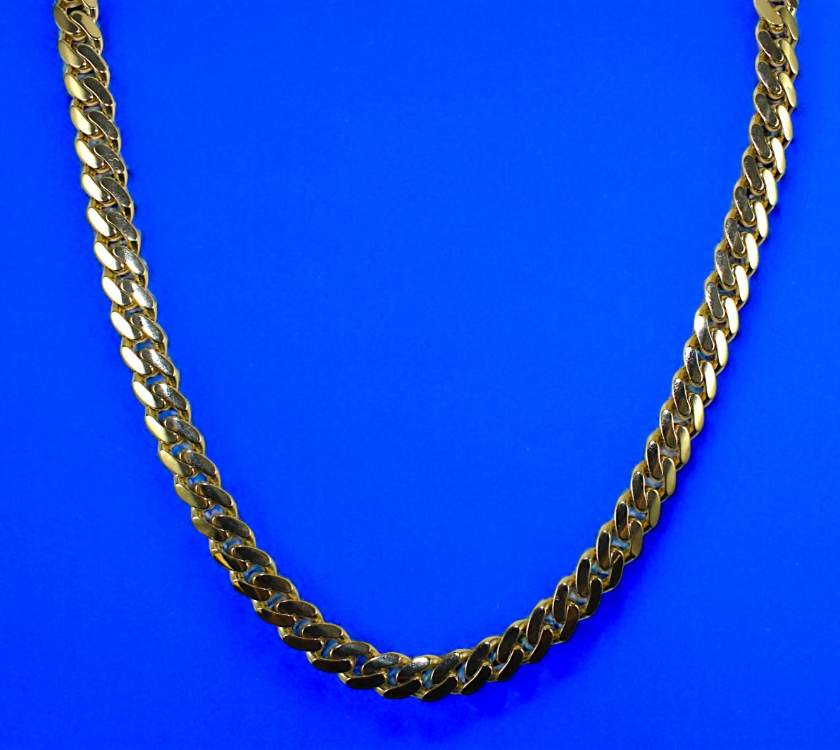14K Yellow Gold Monaco Miami Cuban Link Chain Bracelet CZ Pave 6mm-13mm 16″-30″