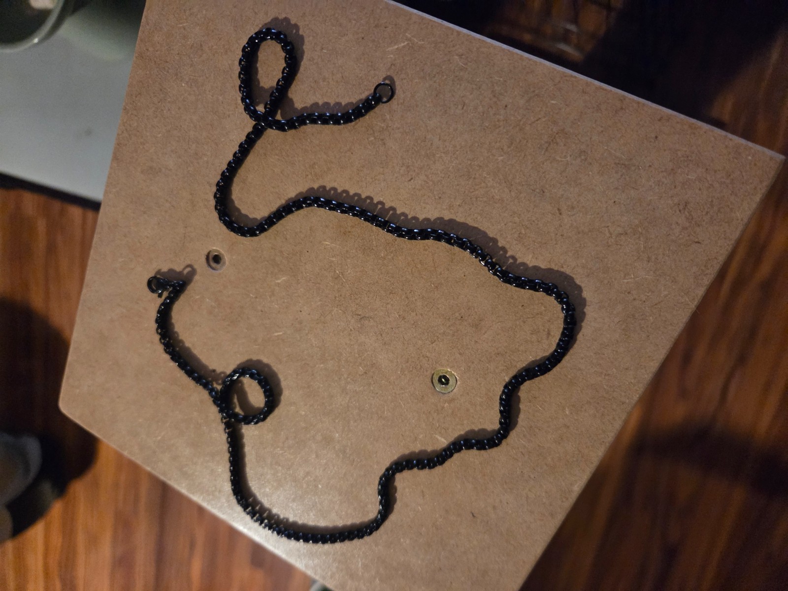 Black Stainless Steel Chain for Men – 24inches
