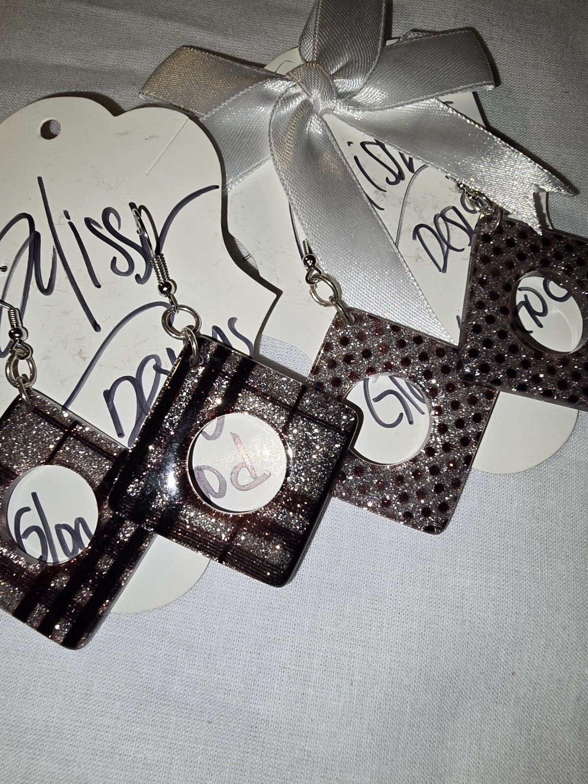 Earrings , 2 sets, handmade , 2 for the price of one